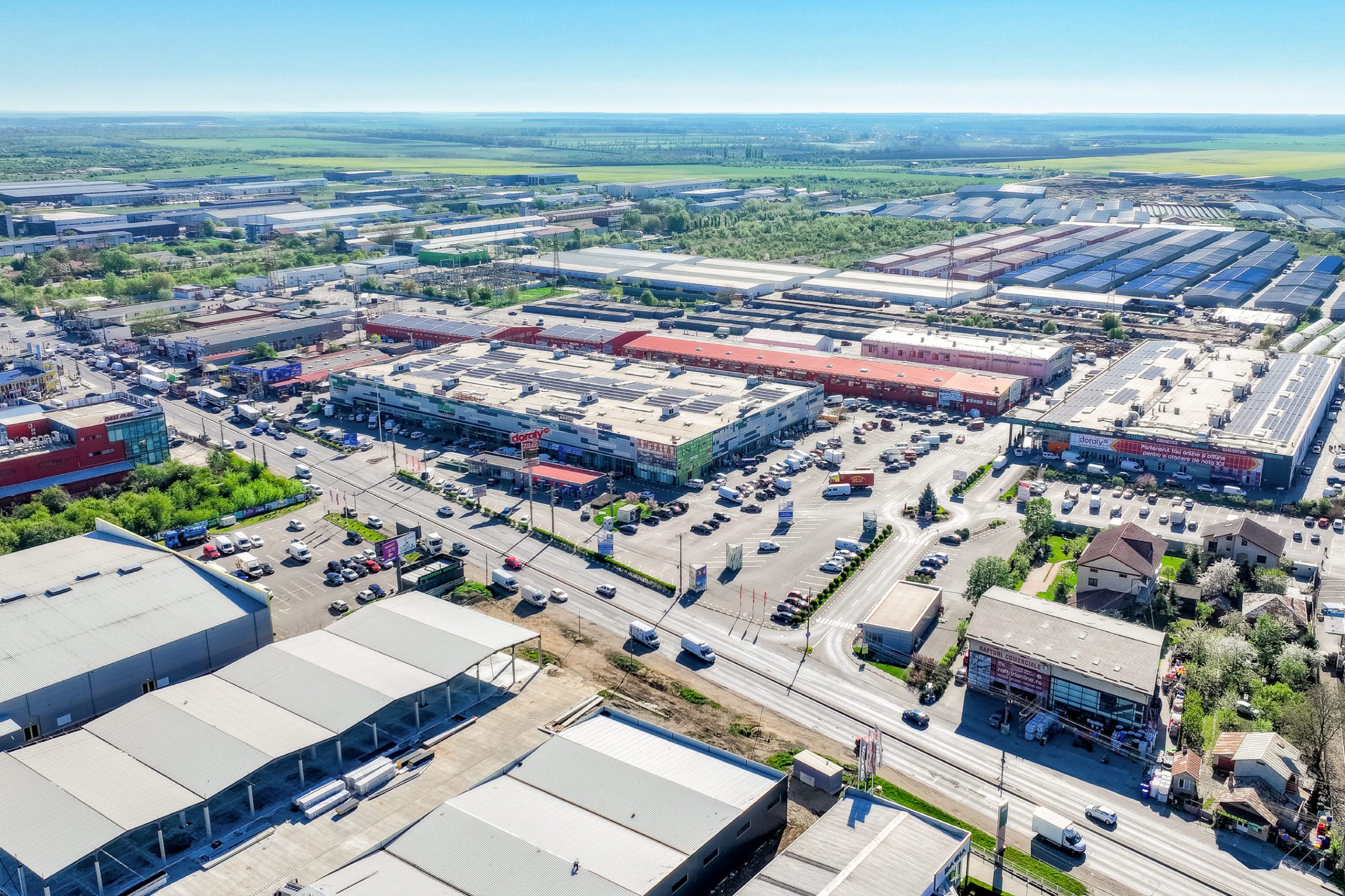 Vedere aeriană Doraly Retail Park